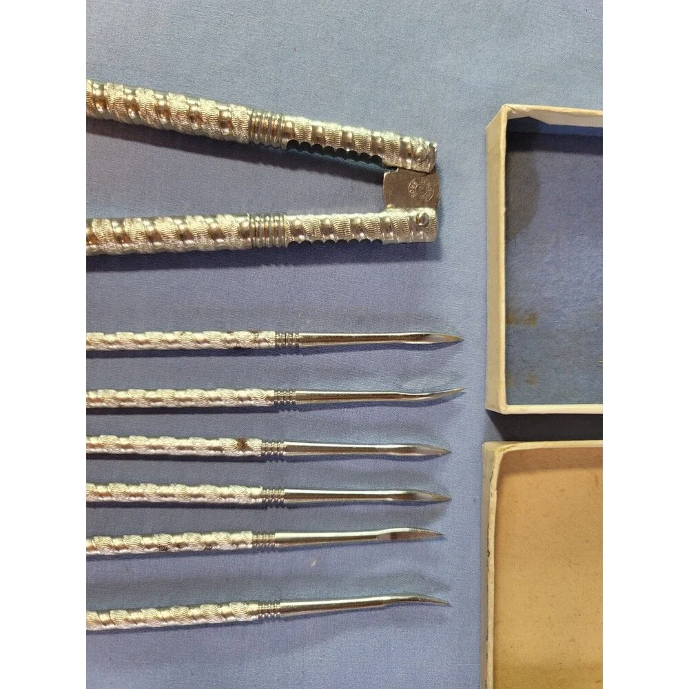 Lobster Crab Legs Nut Shell Crackers Meat Picks Stainless Steel JENNINGS BROS